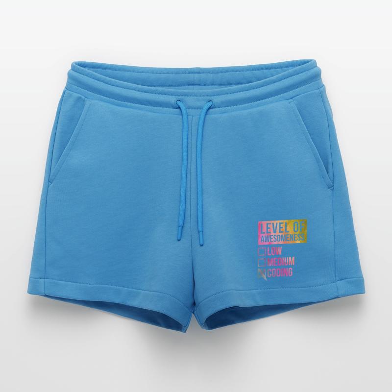 Coding Organic Relaxed Cropped Shorts Made in EU