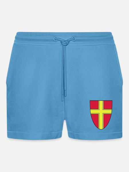 Vienna Vekto - Organic Relaxed Cropped Shorts Made in EU -  Sol Blue