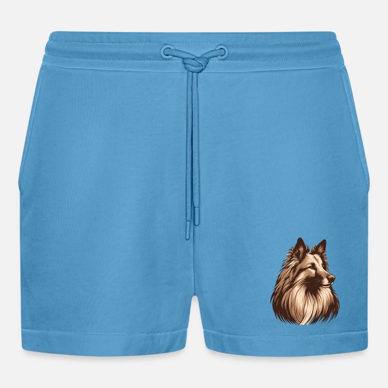 Groenendael - Short bio décontracté court fabriqué en UE -  Sol Blue