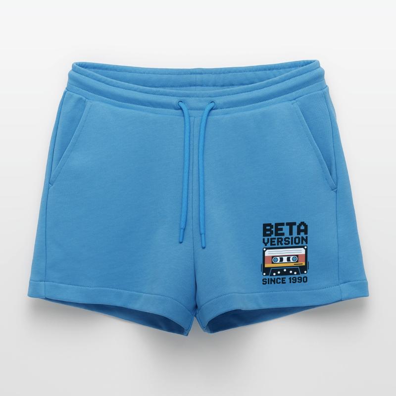 Conception d’impression de cassette rétro Short bio décontracté court fabriqué en UE