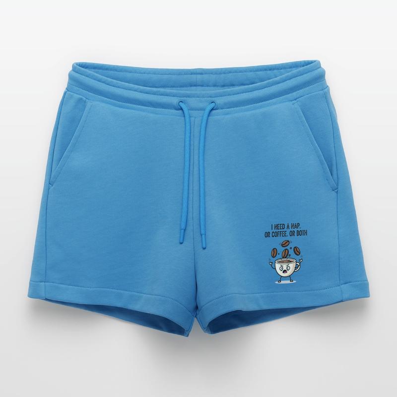 Nickerchen oder Kaffeetassen-Stimmung Organic Relaxed Cropped Shorts Made in EU