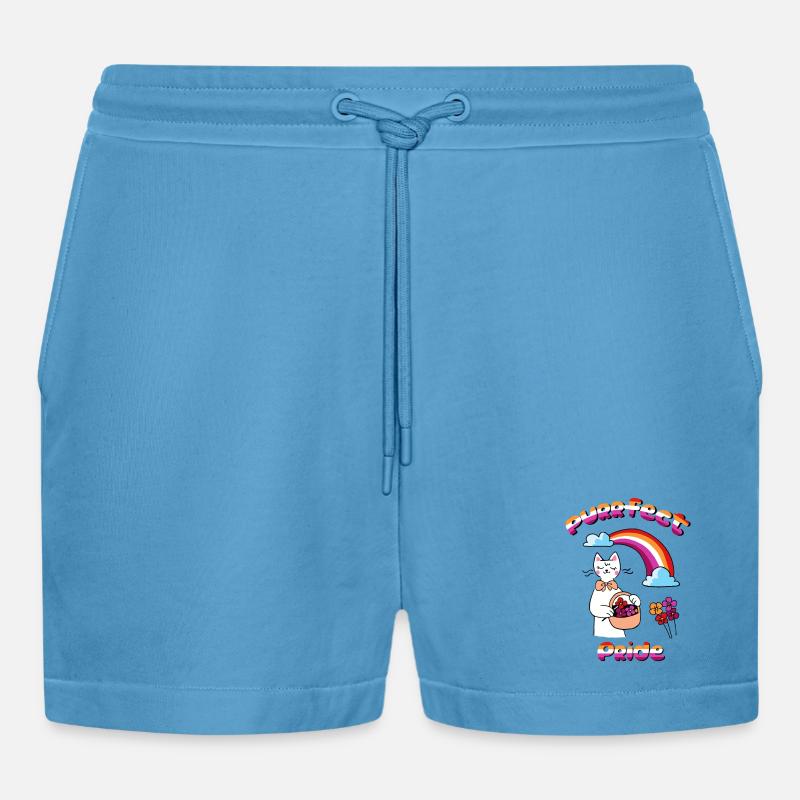 Fierté parfaite - Short bio décontracté court fabriqué en UE - Sol Blue