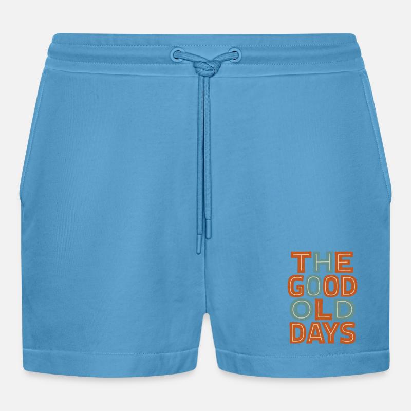 I bei vecchi tempi - Pantaloncini corti ecologici casual Made in UE - Sol Blue