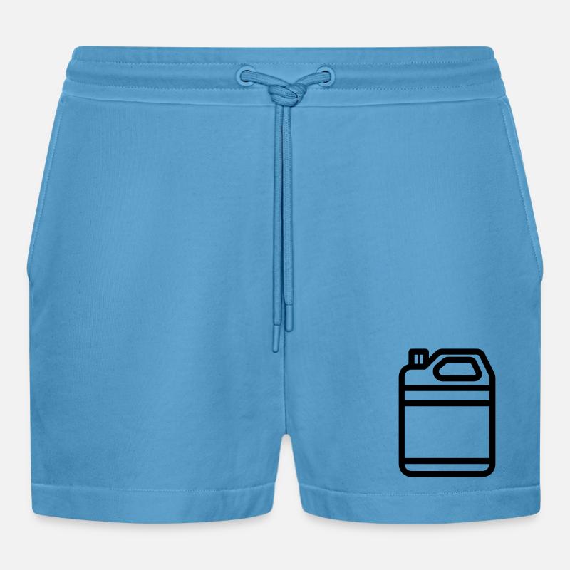 bidon - Short bio décontracté court fabriqué en UE - Sol Blue