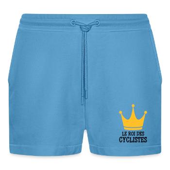 Cyclisme / Cycliste / Vélo / VTT / BMX - Short bio décontracté court fabriqué en UE -  Sol Blue - Devant