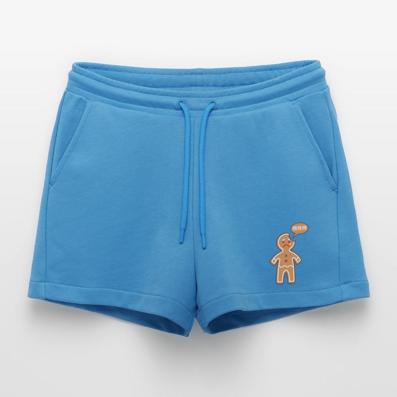 Gingerbread man Mimimi Mi Mi Mi baker baking pastries Organic Relaxed Cropped Shorts Made in EU