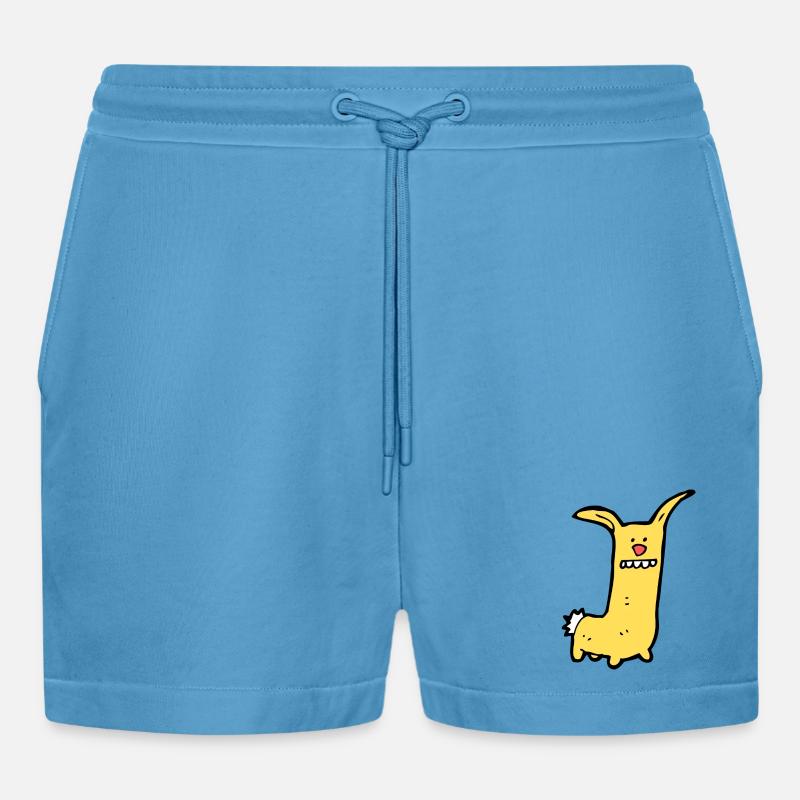 Drôle d’animal comique - Short bio décontracté court fabriqué en UE - Sol Blue