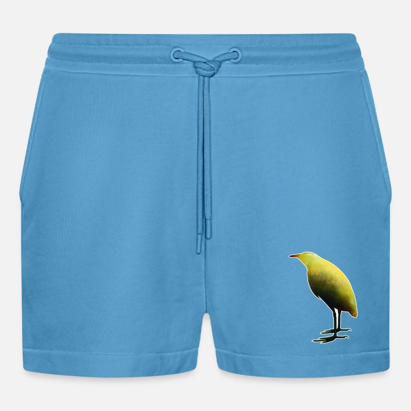 Bittern.1 - Short bio décontracté court fabriqué en UE -  Sol Blue
