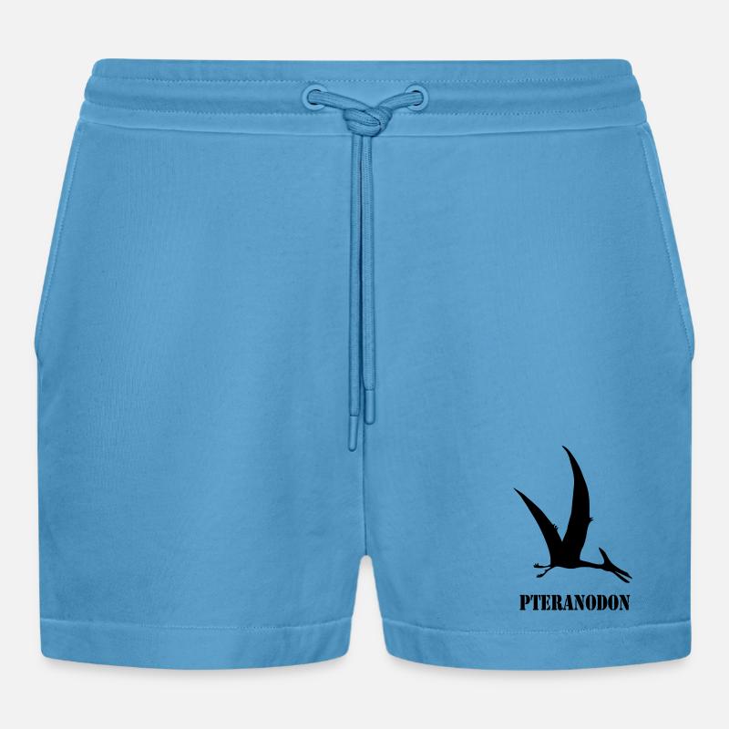 pteranodon - Short bio décontracté court fabriqué en UE - Sol Blue