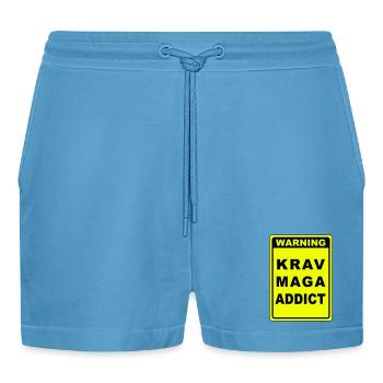 Warnung Krav Maga Süchtiger - Organic Relaxed Cropped Shorts Made in EU -  Sol Blue - Vorne
