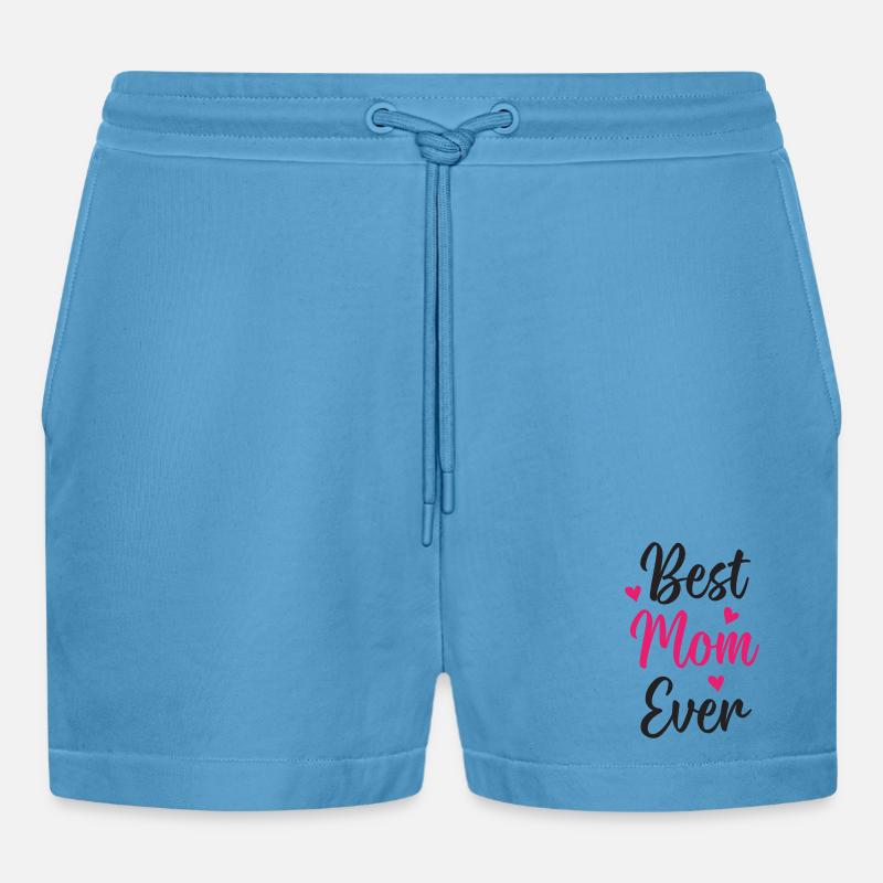 Beste Mutter aller Zeiten - Organic Relaxed Cropped Shorts Made in EU -  Sol Blue