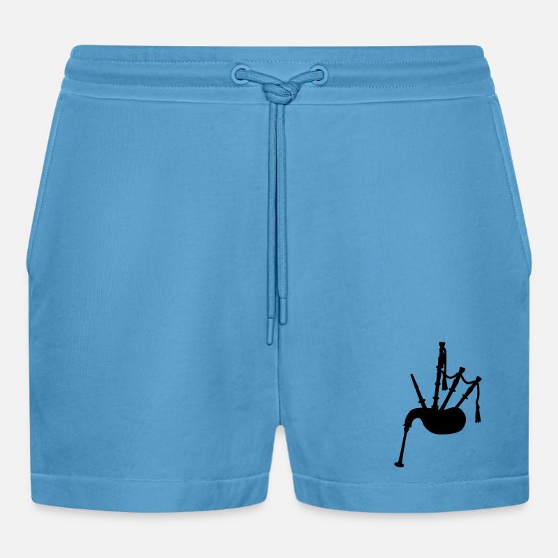 Cornemuse - Short bio décontracté court fabriqué en UE -  Sol Blue