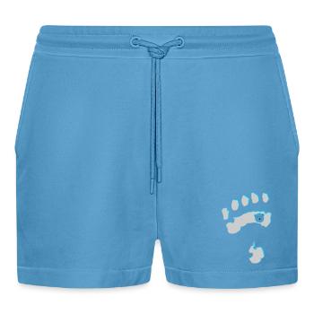 Eisbär 8 - Organic Relaxed Cropped Shorts Made in EU -  Sol Blue - Vorne