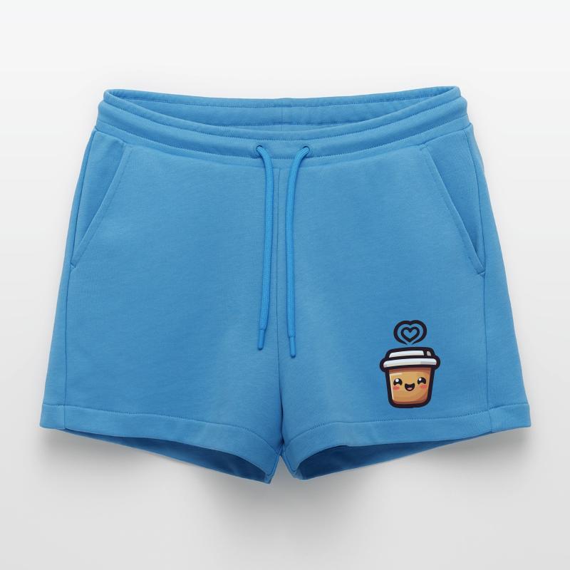 Caffeine Cutie : le joyeux Java Short bio décontracté court fabriqué en UE