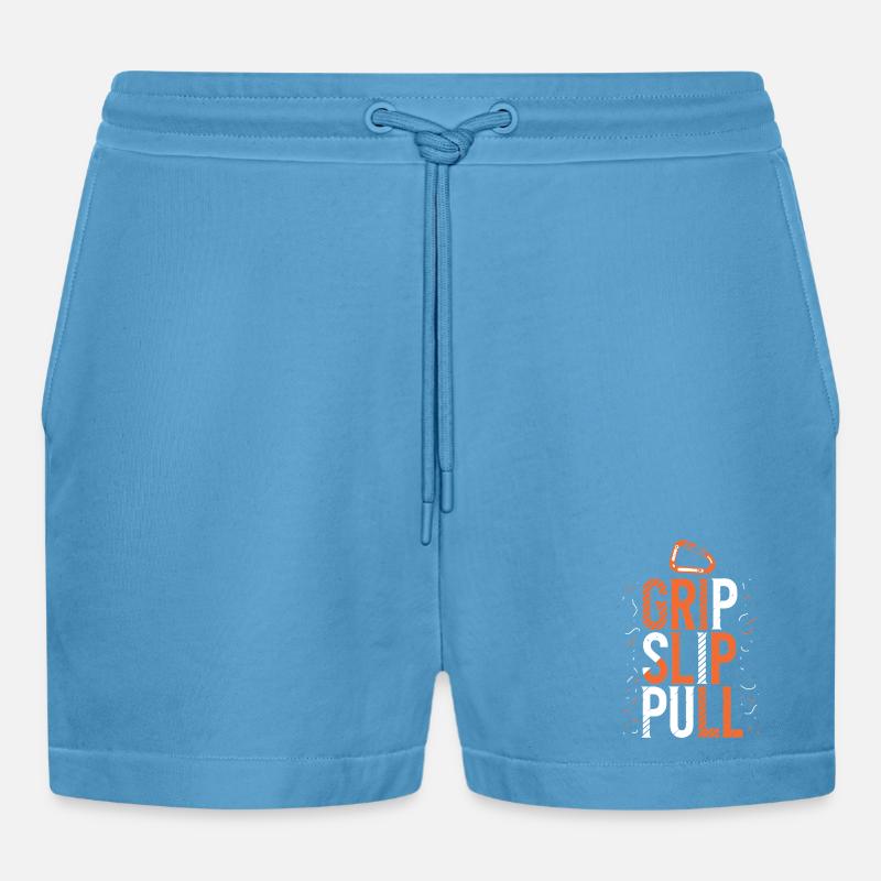 Grip Slip Pull Escalade - Short bio décontracté court fabriqué en UE -  Sol Blue