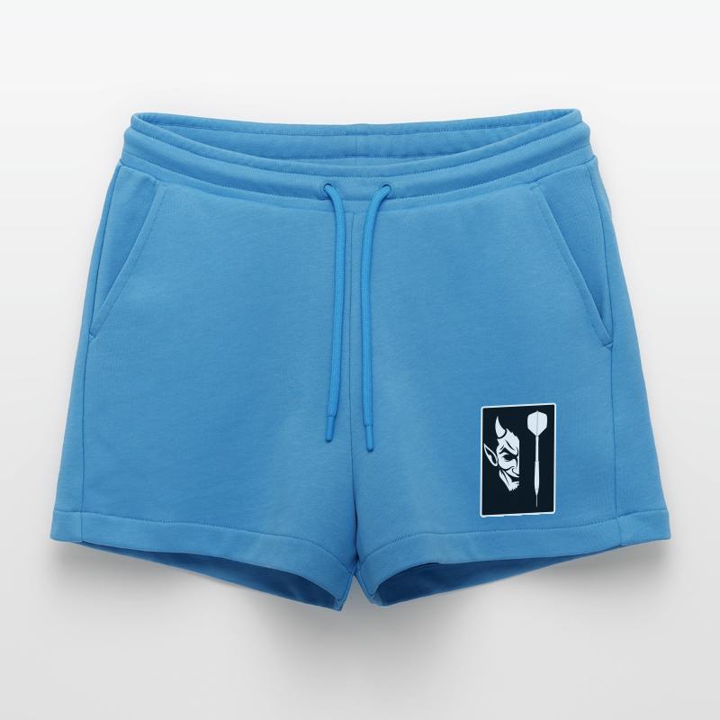 DARTS AND DEVIL Organic Relaxed Cropped Shorts Made in EU