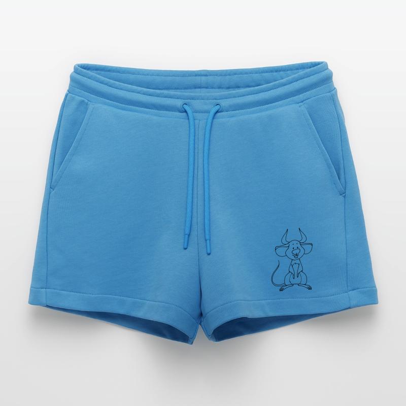 Devil's Mouse Organic Relaxed Cropped Shorts Made in EU