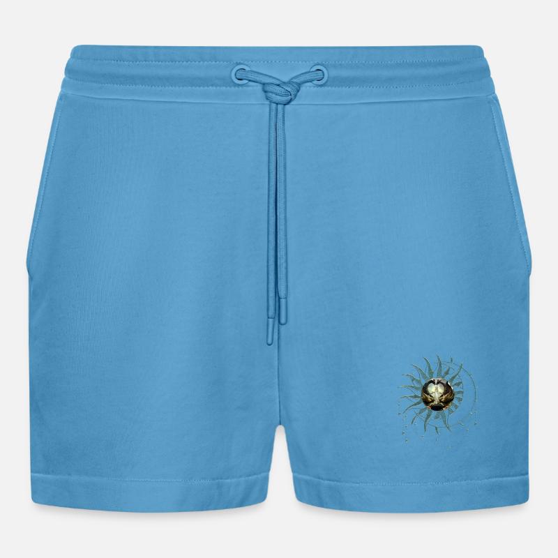 Wunderbare Fee am Drachentor - Organic Relaxed Cropped Shorts Made in EU -  Sol Blue