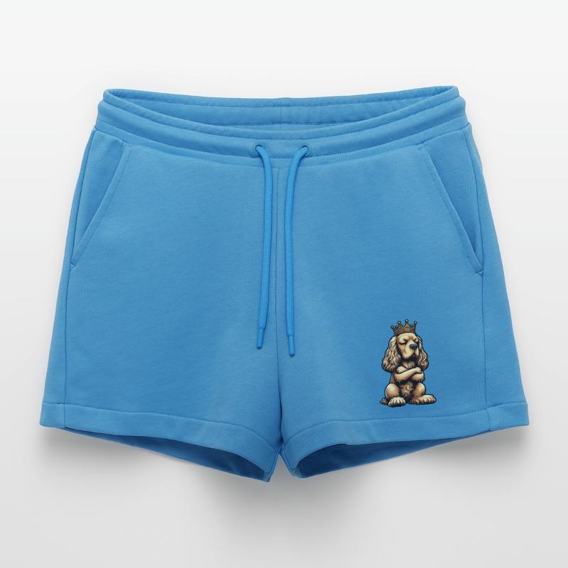 Cocker Spaniel Cocker Dog Cocker Spaniel Owner Organic Relaxed Cropped Shorts Made in EU