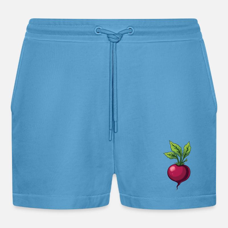Betterave - Short bio décontracté court fabriqué en UE - Sol Blue