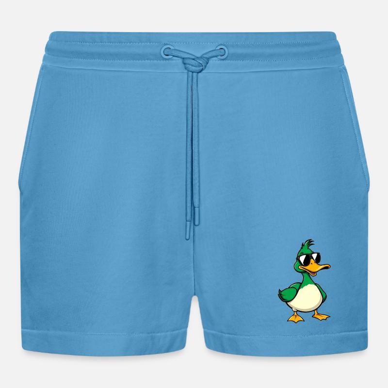 Anatra - Pantaloncini corti ecologici casual Made in UE - Sol Blue