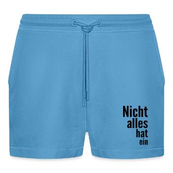 Tout n'a pas un - Short bio décontracté court fabriqué en UE -  Sol Blue - Devant
