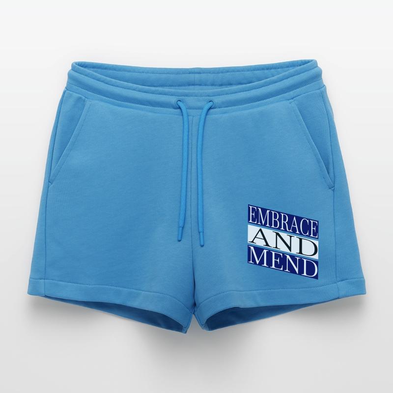 supportive relationships support network present Organic Relaxed Cropped Shorts Made in EU