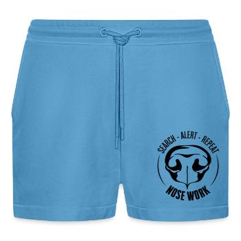 NEZ TRAVAIL Recherche Chien Nez Chiens de travail Chien - Short bio décontracté court fabriqué en UE -  Sol Blue - Devant