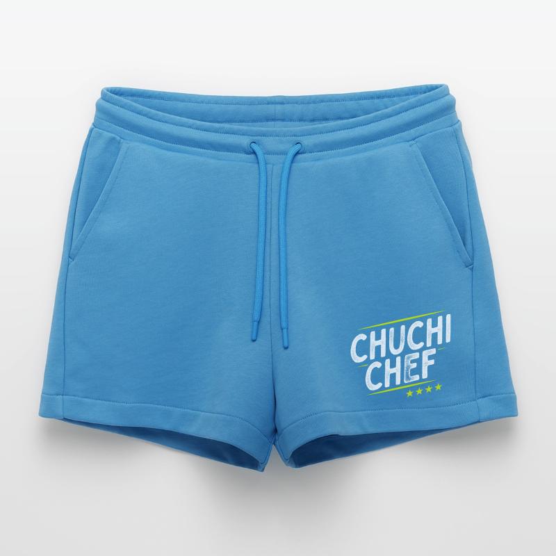 Küchenchef - Chuchi Chef - Schweizerdeutsch Organic Relaxed Cropped Shorts Made in EU