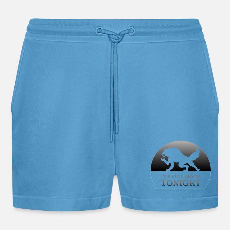 werwolf - Organic Relaxed Cropped Shorts Made in EU -  Sol Blue