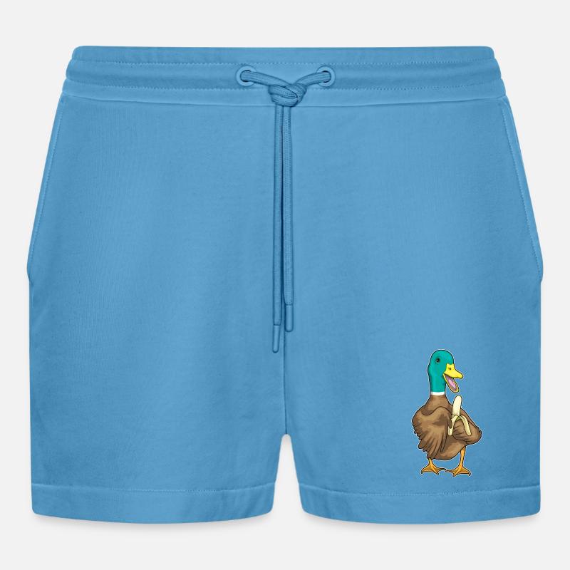 Canard Banane - Short bio décontracté court fabriqué en UE -  Sol Blue