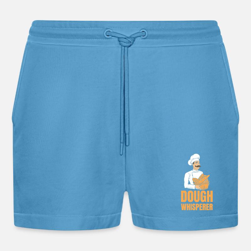 Bäcker Dough Whisperer - Organic Relaxed Cropped Shorts Made in EU -  Sol Blue