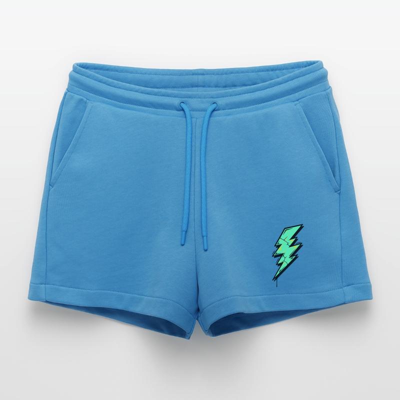 Style Éclair Éclair Abstrait Short bio décontracté court fabriqué en UE