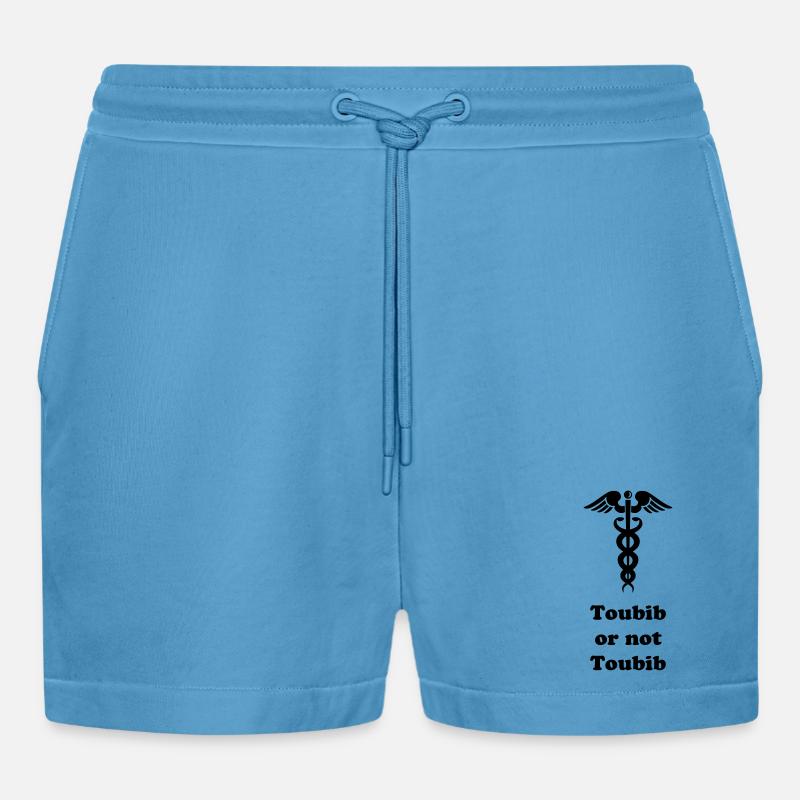 Doktor Arzt oder nicht? - Organic Relaxed Cropped Shorts Made in EU -  Sol Blue