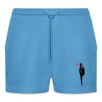 Gymnastique - Short bio décontracté court fabriqué en UE -  Sol Blue - Devant