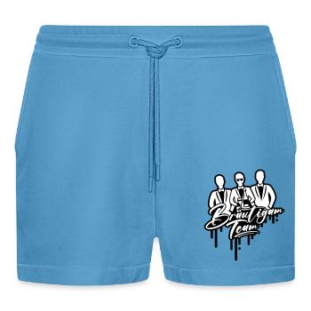 Enterrement de vie de garçon de l’équipe Groom - Short bio décontracté court fabriqué en UE -  Sol Blue - Devant