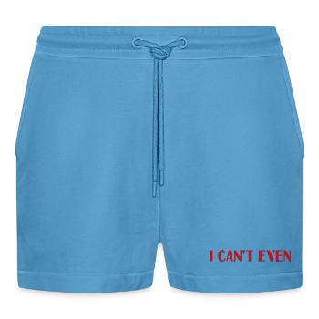 Je ne peux même pas - Short bio décontracté court fabriqué en UE -  Sol Blue - Devant
