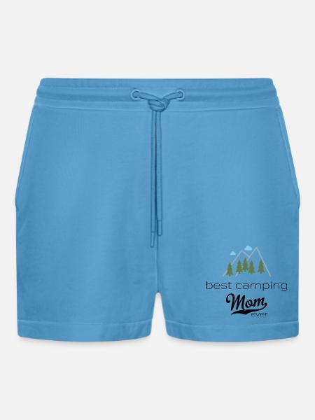 camper - Organic Relaxed Cropped Shorts Made in EU -  Sol Blue