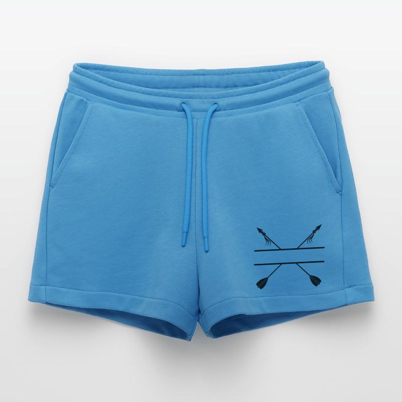 Wikingerpfeile Bogenschießen Organic Relaxed Cropped Shorts Made in EU