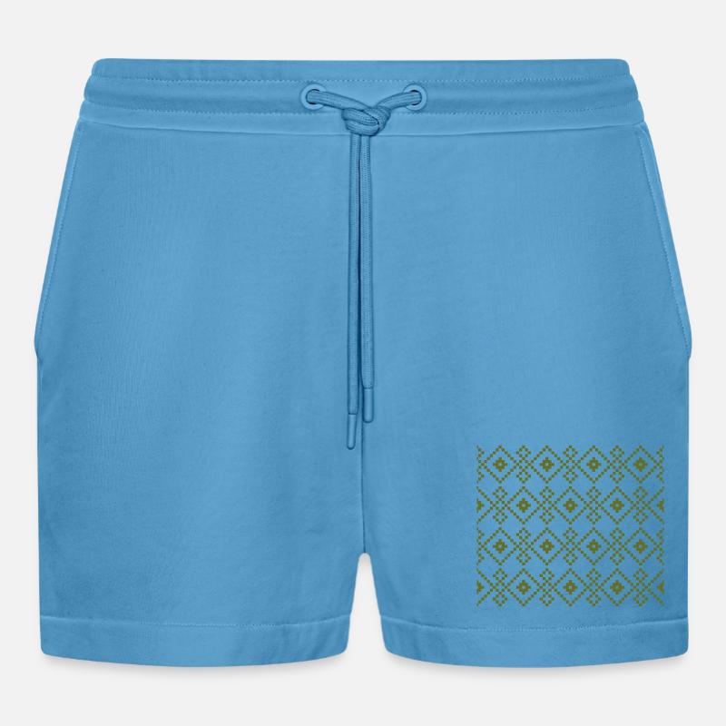 Pull uni de Noël (vert) - Short bio décontracté court fabriqué en UE -  Sol Blue