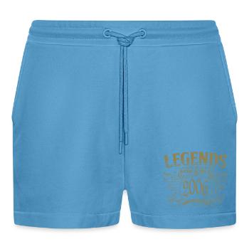 Birthday 2006 Vintage Legends Premium - Organic Relaxed Cropped Shorts Made in EU -  Sol Blue - Front
