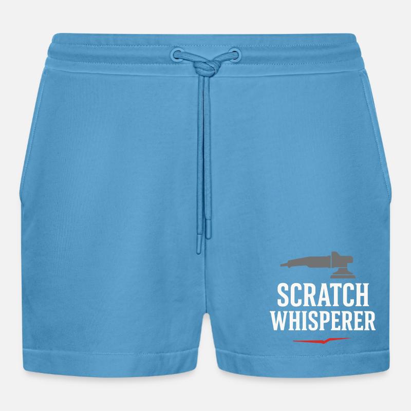Auto Detailer Buffer Pro Paint - Organic Relaxed Cropped Shorts Made in EU -  Sol Blue