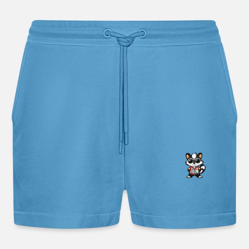 Skunk Cool Été - Short bio décontracté court fabriqué en UE -  Sol Blue