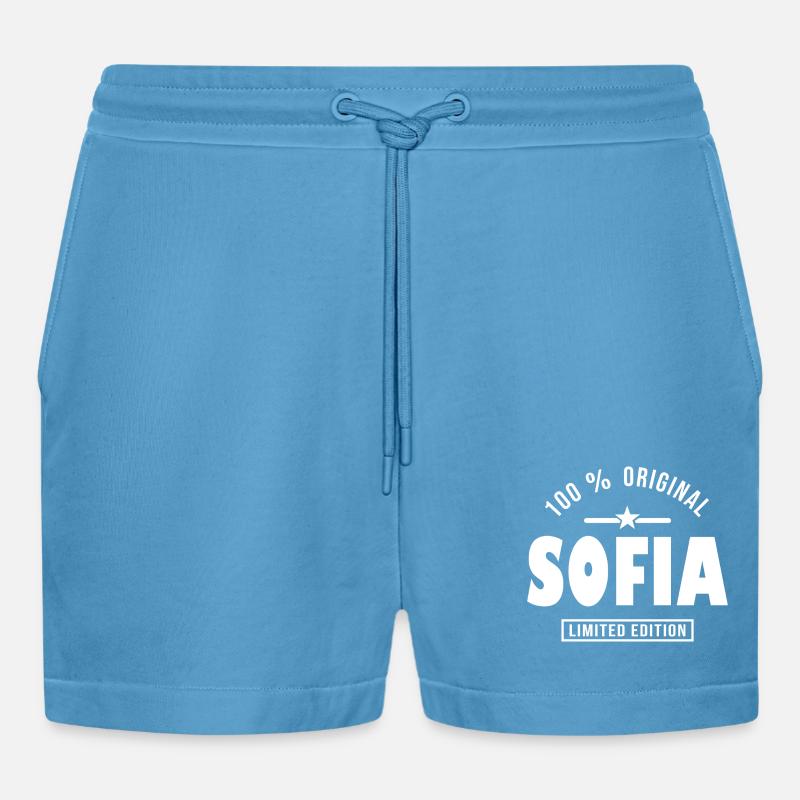 Sofia, sofia - Short bio décontracté court fabriqué en UE -  Sol Blue