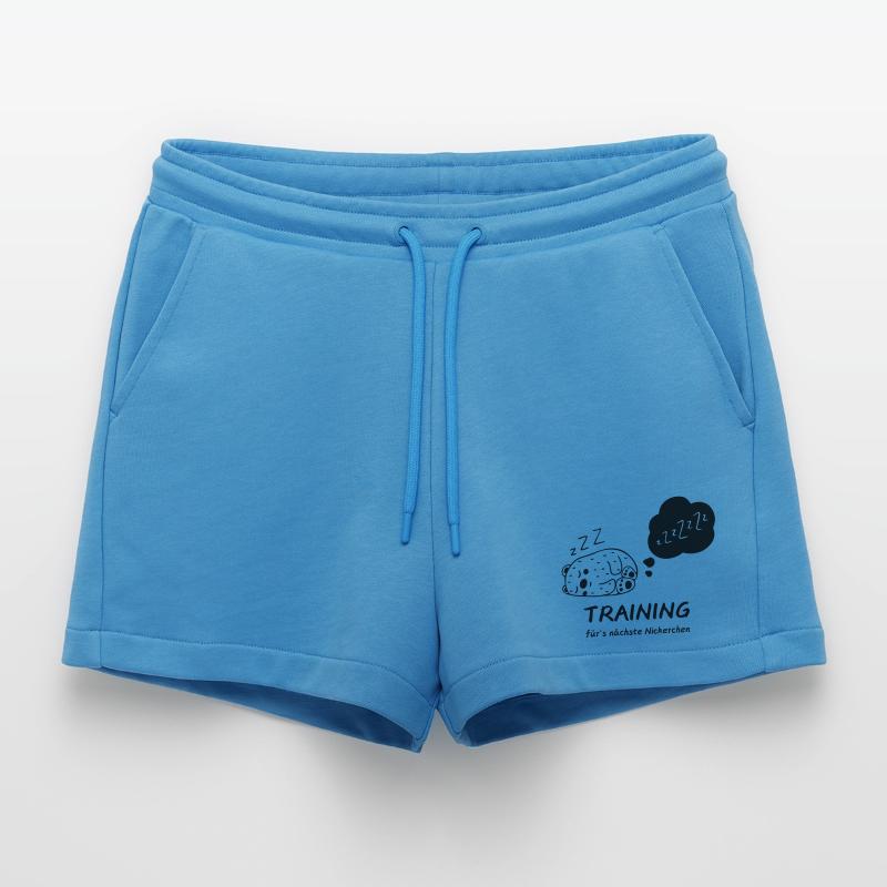 Training fürs Nickerchen Organic Relaxed Cropped Shorts Made in EU