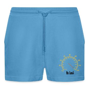 Tacho | No Limit - Organic Relaxed Cropped Shorts Made in EU -  Sol Blue - Vorne