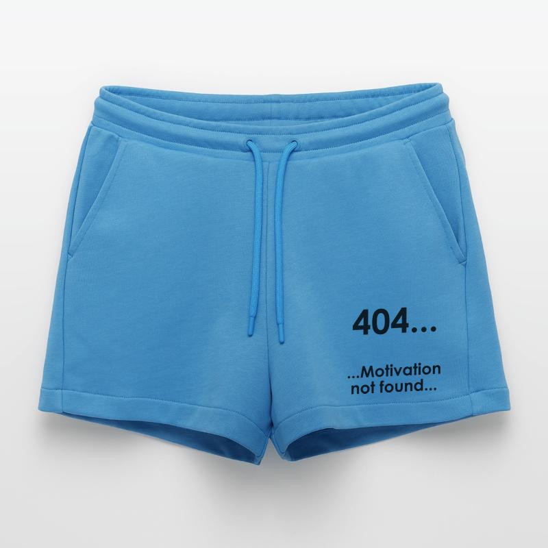 Unispruch "Error404" Student Geschenk, Studenten Organic Relaxed Cropped Shorts Made in EU