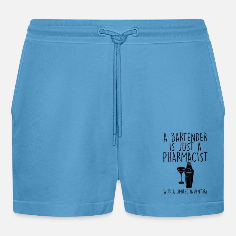 Barmans - Short bio décontracté court fabriqué en UE -  Sol Blue