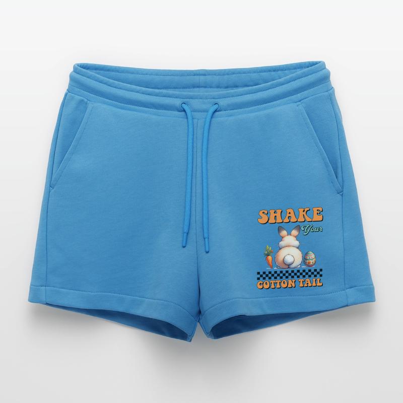 Easter Easter Bunny Easter Eve Easter Sunday Easter Egg Spring Organic Relaxed Cropped Shorts Made in EU