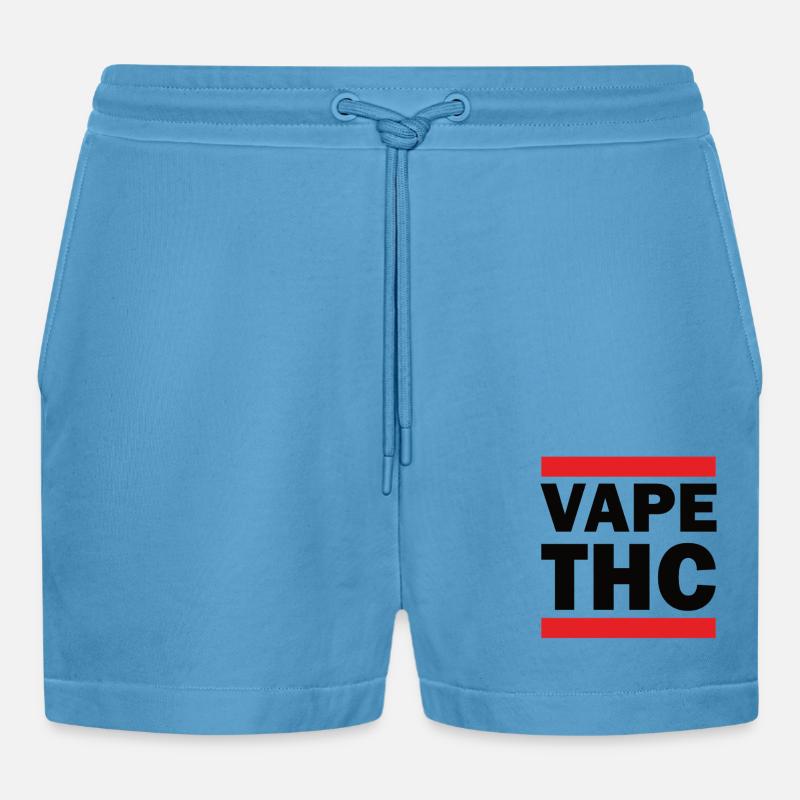 Vape THC - Short bio décontracté court fabriqué en UE -  Sol Blue
